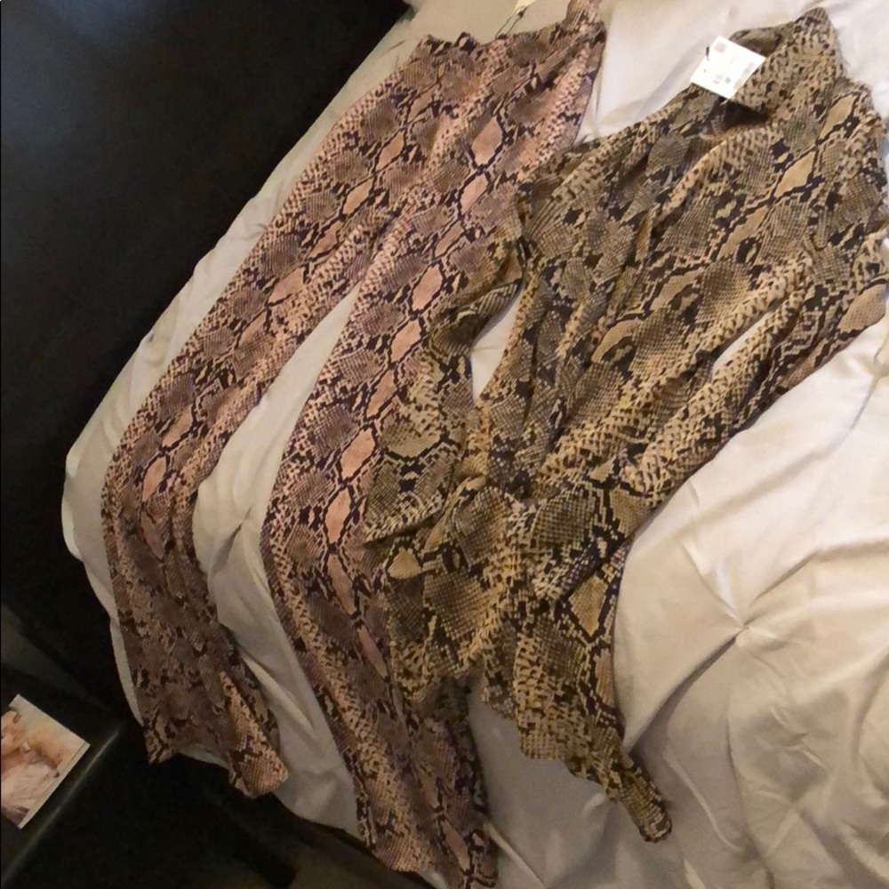 Blouse and Flare Pants